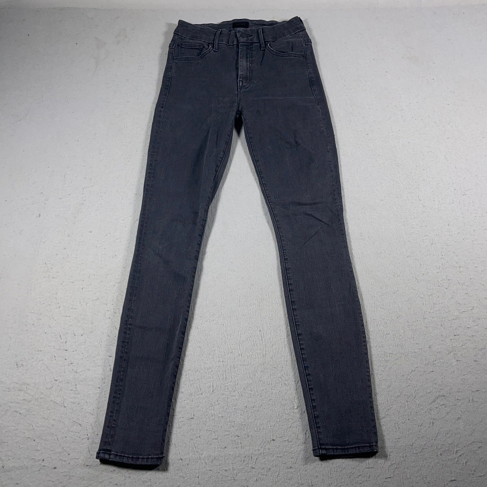 Mother Jeans Women 25 High Rise Skinny Black Denim Dancing In The‎ Dark Casual